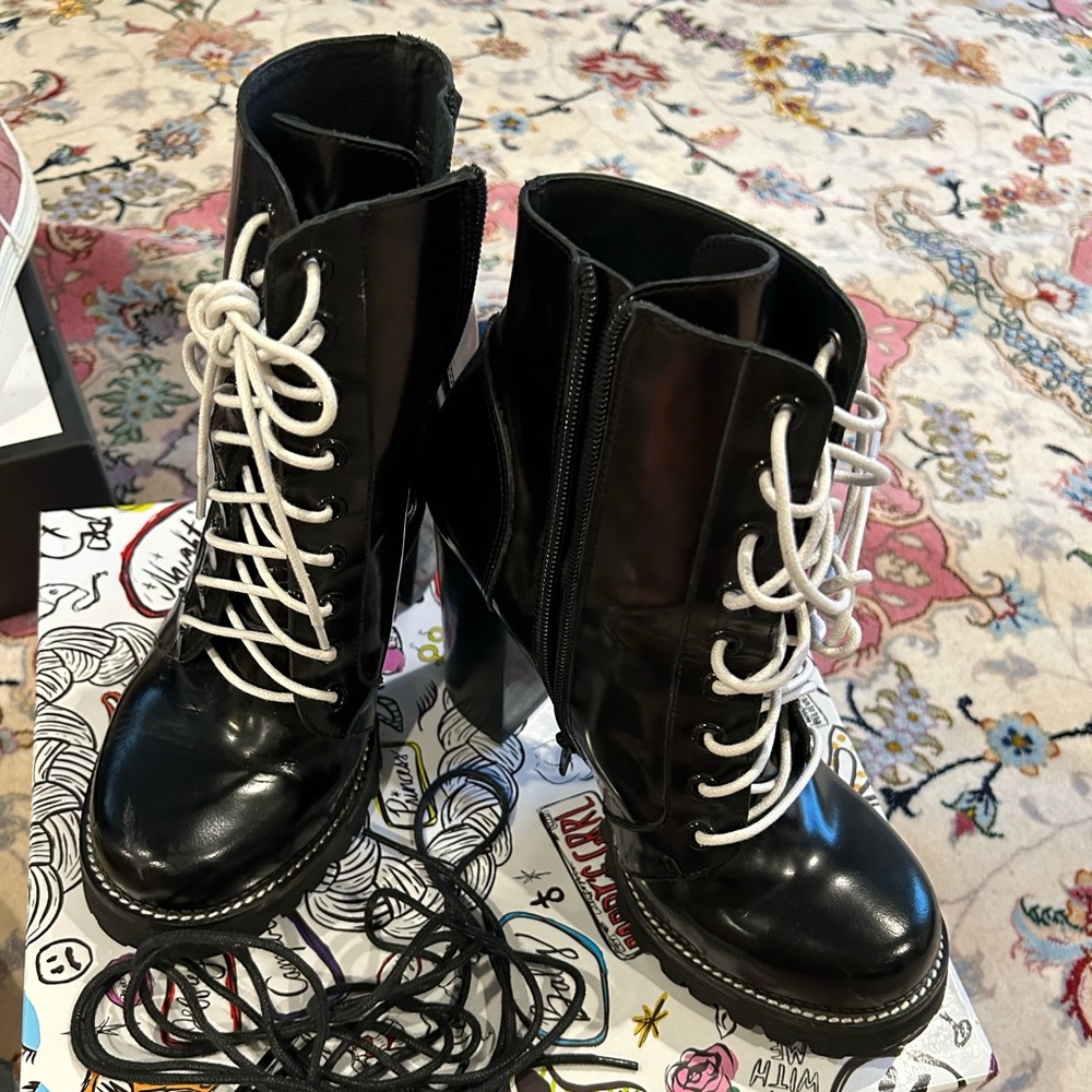 Jeffery Campbell heeled booties size 39-39.5